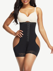 Flawlessly High Waist Open Butt Shapewear Shorts Stretch