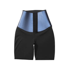 Load image into Gallery viewer, Dark Blue High Rise 3 Rows Hooks Neoprene Waist Trainer Shorts Waist Control
