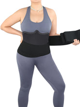 Load image into Gallery viewer, Women Black Abdomen Board Post Surgery Tummy Compression
