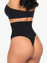 Load image into Gallery viewer, Seamless 4 Steel Bones Shapewear Thong Natural Shaping
